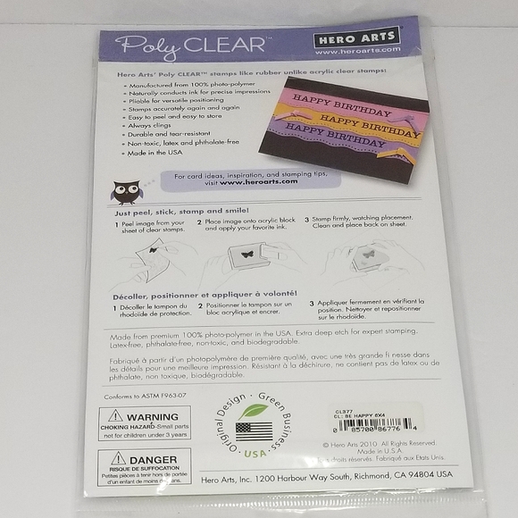 Hero Arts New and Lightly Used Clear Photopolymer Stamp Sets- Flowers~ Birthday~ - Picture 5 of 16